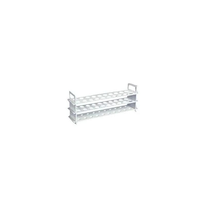 Polylab PP 3-Tier Test Tube Stand, 62 Places for 13mm Tubes, Model 77717, Pack of 2