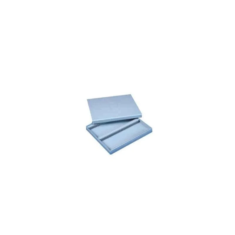 Polylab Polystyrene Slide Storage Box 50 Capacity, Model 62105, Pack of 12