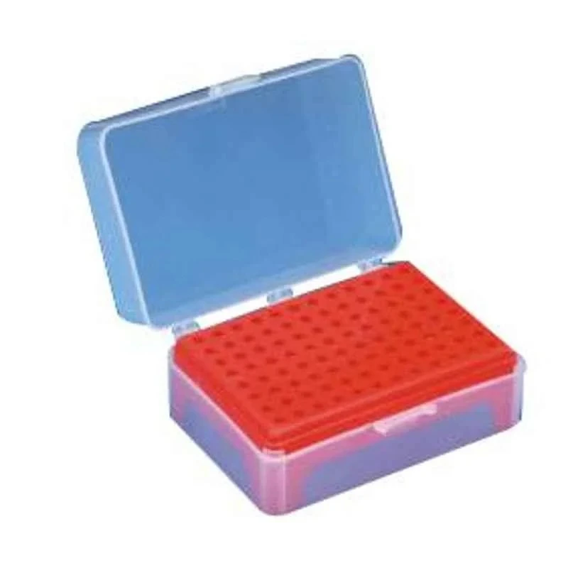 Polylab Polypropylene Micro Tip Box, 96 Tips, 2-10 µl Range, Robust Hinge, Pack of 6, 67011