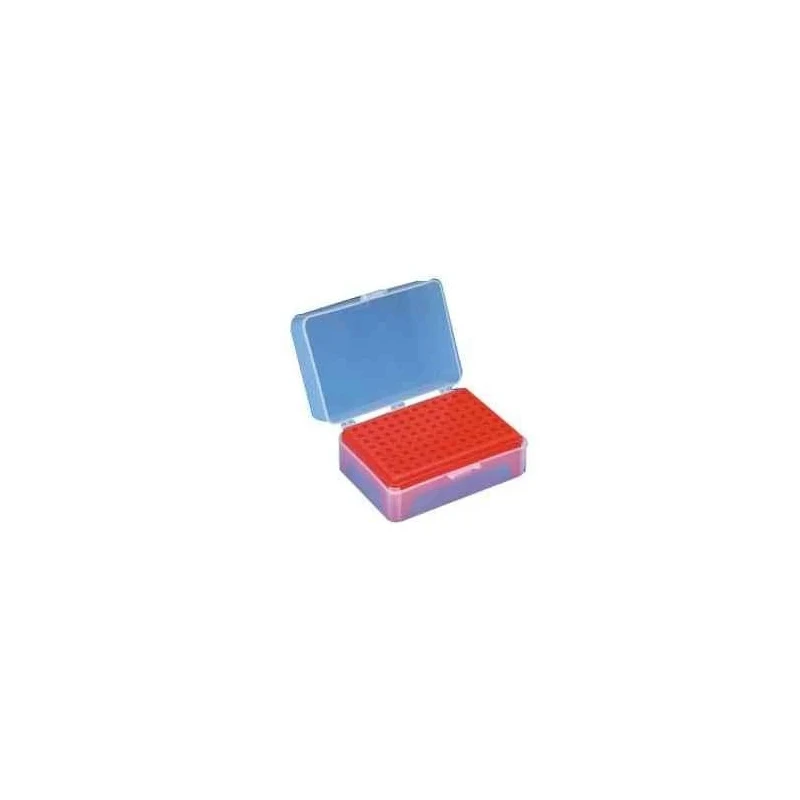 Polylab Polypropylene Micro Tip Box, 96 Tips, 2-10 µl Range, Robust Hinge, Pack of 6, 67011