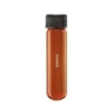 Borosil 10ml Round Bottom Amber Culture Tube with PP Screw Cap PTFE Liner
