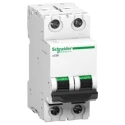 Schneider Electric Acti9 xC60 Double Pole MCB 20A B Curve Breaking Capacity 10 kA A9N2P20B