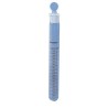Borosil Graduated Test Tube with Interchangeable Glass Stopper 30ml, Borosilicate Glass, Round Bottom, 9830010
