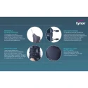 Tynor Wrist Splint with Thumb Support, Size S, Black, Polyester & Aluminium,