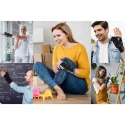 Tynor Wrist Splint with Thumb Support, Size S, Black, Polyester & Aluminium,