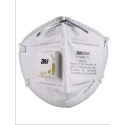 3M P1 9004V Particulate Respirator White Mask, Disposable, Flat Fold, Non-Oil, Pack of 15 9004V
