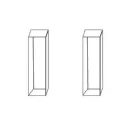 Axiva Four Sides Polished Optical Cell for Fluorimeter, Quartz, PTFE Cover, 3.5 ml, FG0350