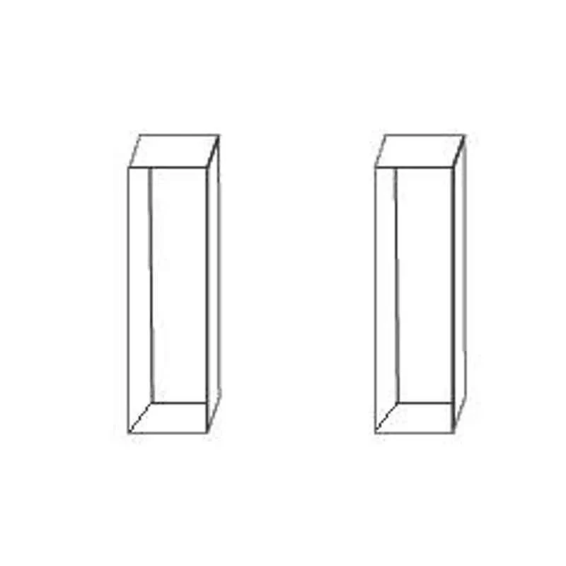 Axiva Four Sides Polished Optical Cell for Fluorimeter, Quartz, PTFE Cover, 3.5 ml, FG0350
