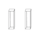 Axiva Four Sides Polished Optical Cell for Fluorimeter, Quartz, PTFE Cover, 3.5 ml, FG0350