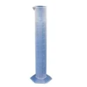 Polylab Polypropylene Measuring Cylinder Hexagonal Base 1000ml, Pack of 3, 80037