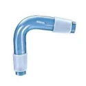 Borosil Recovery Bend Adaptor with Sloping End, Borosilicate Glass, Socket 24/29 & Cone 19/26