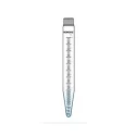 Borosil 15 ml Graduated Centrifuge Tube with Conical Bottom, PP Screw Cap, Borosilicate Glass, 130 mm Length IS 3740