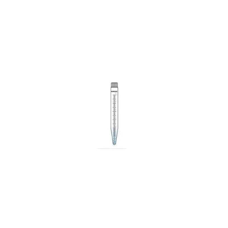 Borosil 15 ml Graduated Centrifuge Tube with Conical Bottom, PP Screw Cap, Borosilicate Glass, 130 mm Length IS 3740