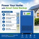 Smarten Saver Solar PCU 5250VA 48V LCD Display Pure Sine Wave Supports up to 3500W Solar Panels