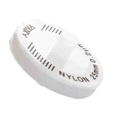 Axiva Nylon Syringe Filter 25mm 0.2µm Double Layered Non Sterile SFGFNY 425RB Pack of 100