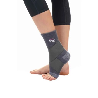 Tynor Ankle Binder Size L, Compression Support, Four-Way Stretch, Model