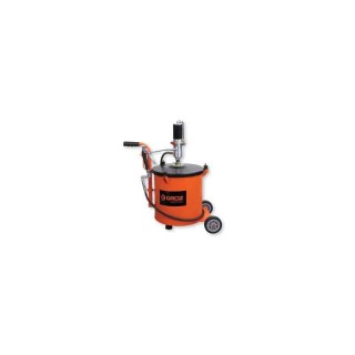 Groz 50:1 Air Operated Grease Ratio Pump BGRP/30, Heavy Duty, 230 L/min, 1/4 inch BSP Air Inlet, Drum Size 30 kg