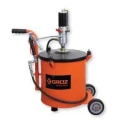 Groz 50:1 Air Operated Grease Ratio Pump BGRP/30, Heavy Duty, 230 L/min, 1/4 inch BSP Air Inlet, Drum Size 30 kg