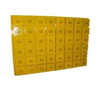 Asian Loto Lockout Group Box, 48 Lock Storage Capacity, 8 Rows, 6 Columns, ALC-LGB-48