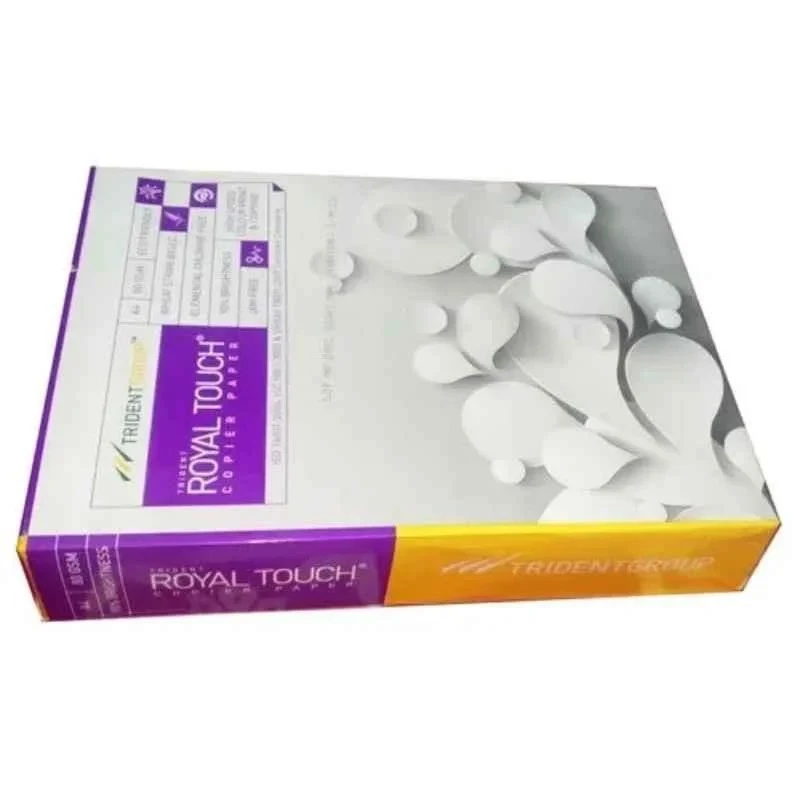 Trident Royal Touch A4 80 GSM Copier Paper Pack of 3, 500 Sheets per Ream, White