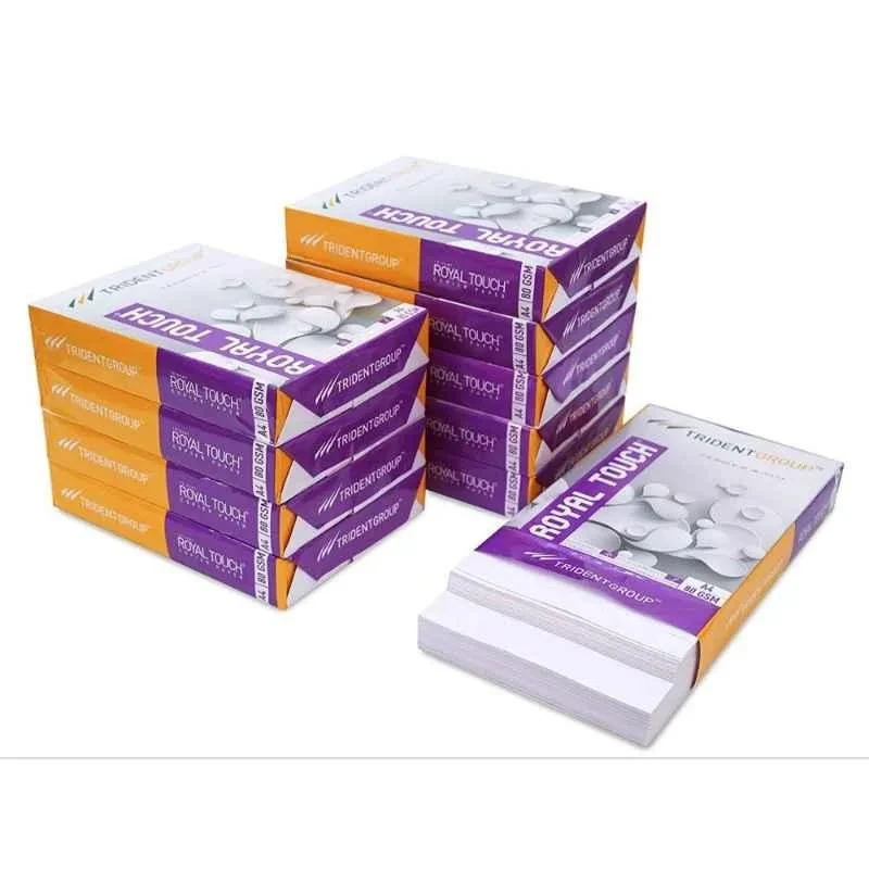Trident Royal Touch A4 80 GSM Copier Paper Pack of 3, 500 Sheets per Ream, White