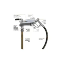 Groz 12V DC Heavy Duty Explosion Proof High Flow Electric Fuel Pump with Fuel Meter & Filter FPM/12/HF/FMT/D