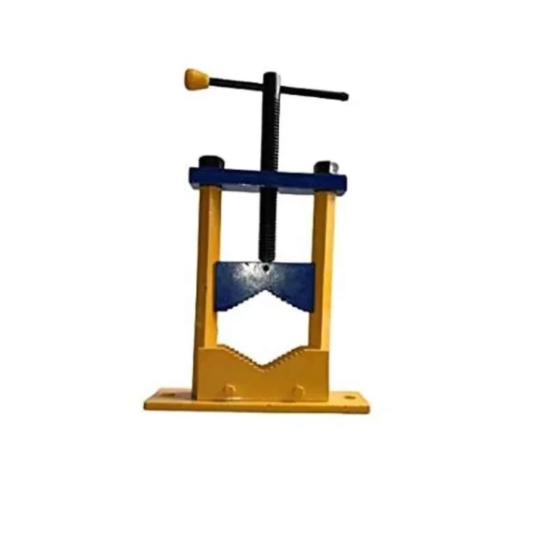 Pahal Heavy Duty Pipe Vice 25 mm, Hardened Steel Jaws, Cast Iron Body