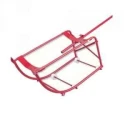 Groz Drum Cradle 273 kg Capacity with Self-Storing Lever Bar and 63 mm Non-Sparking Wheels DRC/135