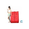 Kawachi Portable Steam Spa Bath 1.5 L Capacity, Red, 750 W, 220-230 V, 80x83x110 cm I03