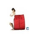 Kawachi Portable Steam Spa Bath 1.5 L Capacity, Red, 750 W, 220-230 V, 80x83x110 cm I03
