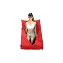 Kawachi Portable Steam Spa Bath 1.5 L Capacity, Red, 750 W, 220-230 V, 80x83x110 cm I03