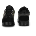 Graphene Leather Steel Toe Safety Shoes, Black & Grey, Size 8 R 503