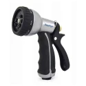 Zephyr 9 Modes High Performance Water Spray Gun Metal Construction, Chrome Finish, 300 PSI, Taiwan,
