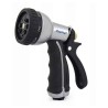 Zephyr 9 Modes High Performance Water Spray Gun Metal Construction, Chrome Finish, 300 PSI, Taiwan,