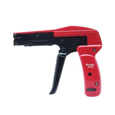 Proskit Cable Tie Gun CP-382, 160 mm, Adjustable Tension, Cuts Tie Ends