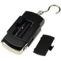 Stealodeal Portable Digital Luggage Weighing Machine 50 kg, Black, CS50