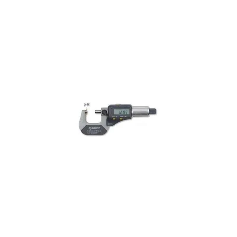 Groz Digital Outside Micrometer 0-25mm IP65, MMED/1/65