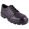 Rigau 1080 Men's Black Leather Steel Toe Safety Shoes, Size 9, PU Outsole