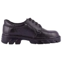 Rigau 1080 Men's Black Leather Steel Toe Safety Shoes, Size 9, PU Outsole