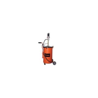 Groz 50:1 Air Operated Grease Ratio Pump, Metal Construction, 63 mm Air Motor, Up to 1.10 kg/min, Drum Size 50 kg BGRP/50