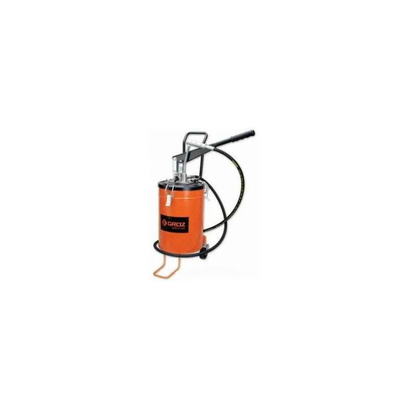 Groz 6Kg Bucket Grease Pump with Wheels High Pressure Variable Handle VGP/6