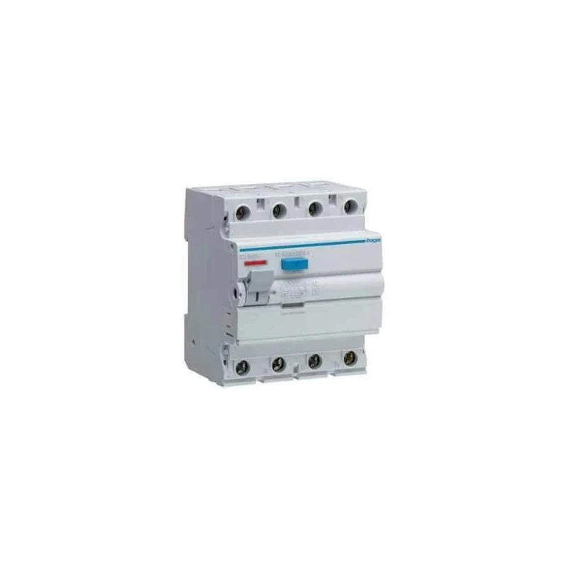Hager Four Pole RCCB, 40A, 300mA Sensitivity, CF440Y