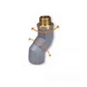 Groz Dual Plane Fuel Nozzle Swivel Aluminium & Brass, 50 psi, 3/4 inch NPT, SWV/DP/3-4/N