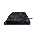 Logitech Wired USB Keyboard, 104 Keys, Spill-Resistant Design, Black K120