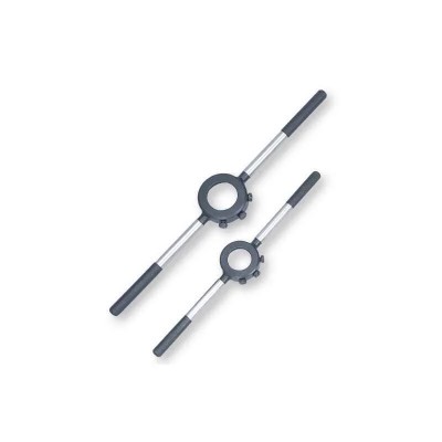 Groz Die Stock Holder for Round Die, Steel, 6.1/2 Inch, Suitable for 13/16 Inch Die DS/13-16