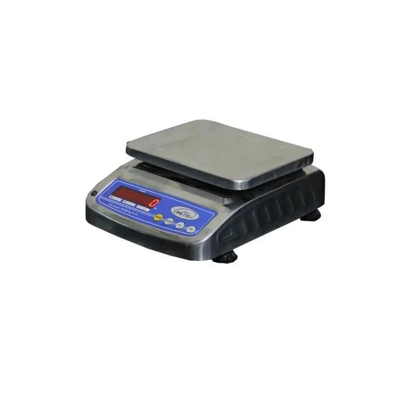 Metis Stainless Steel Counter Weighing Machine, 20 kg Capacity, 1 g Accuracy, Digital Display