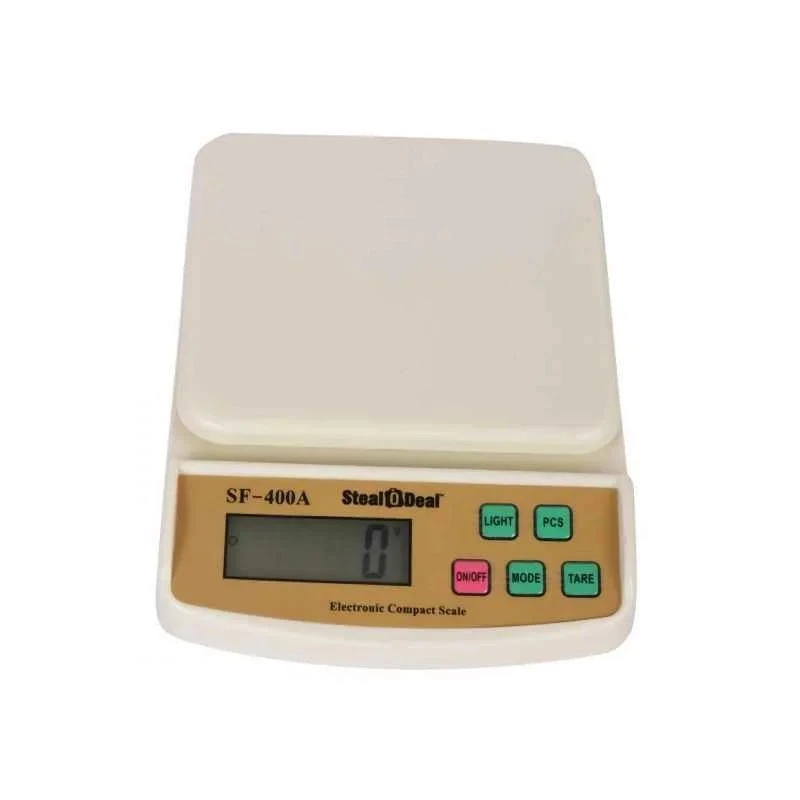 Stealodeal Digital Multipurpose Kitchen Weighing Machine SF-400A, Off White, 7 kg Capacity, LCD Display, 2 g Accuracy