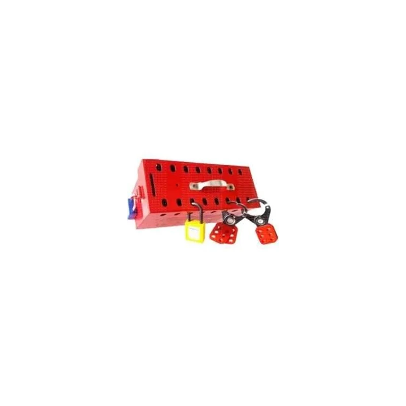Asian Loto Group Lock Box ALC-LGBS for Lockout Tagout, 12 Lock Capacity