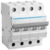 Hager Four Pole MCB 63A, B Curve, 10kA Breaking Capacity, h3 Series NBN463N