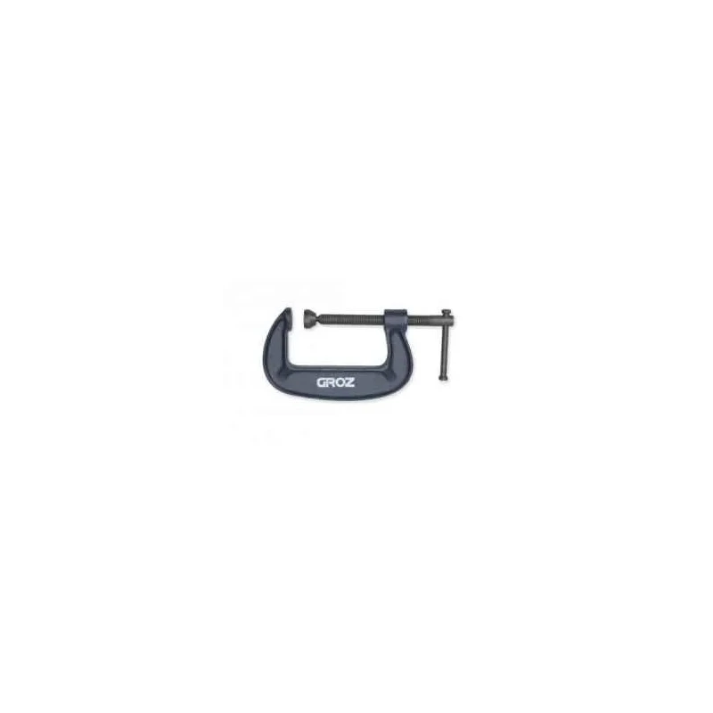 Groz SG Iron General Purpose G Clamp 90mm, Frame Load Capacity 1000kg, GCL/13D/250